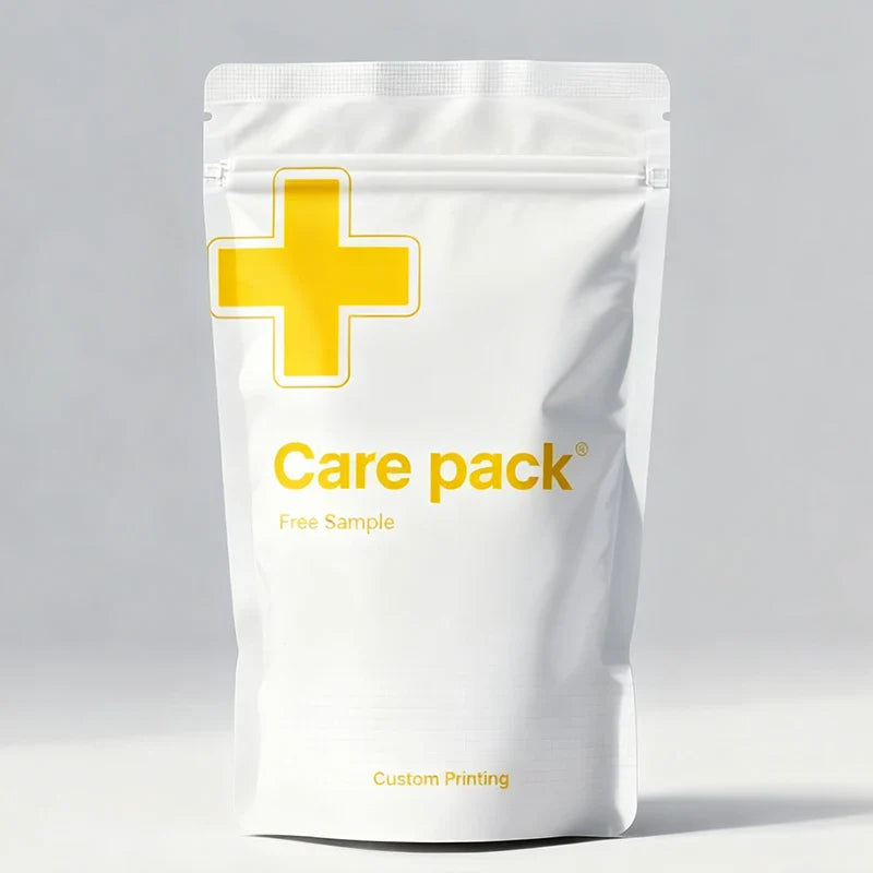 Wholesale Medicine Powder Heat Seal Foil Mylar Plastic Capsule Pill Packing Bags With Resealed Zipper