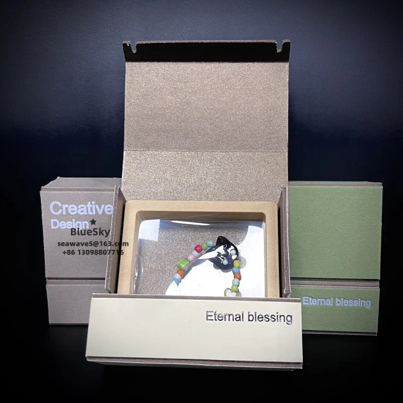 Recyclable Handmade Jewelry Gift Drawer Box Luxury Paper Board Jewelry Assemble Drawer Box