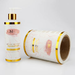 Custom Plastic Bottle Hair Products Logo Printing Label Sticker, Private Waterproof Cosmetic Labels for Pet Lotion Bottle