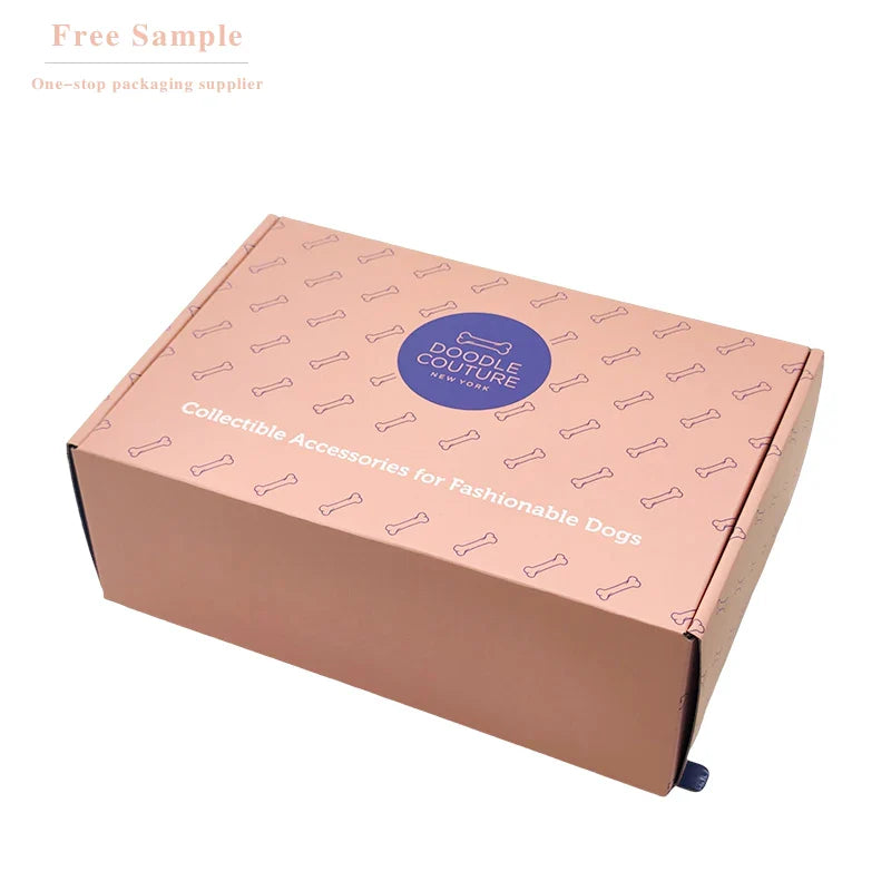 Free Samples Custom Printed Design Postal Airplane Shipping Mailing Box Folding Corrugated Cardboard Paper Packaging Mailer Box