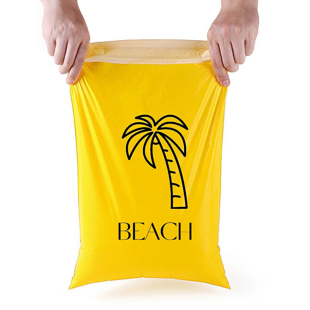 Thickened Large Express Bags White pink Apricot Black Orange Clothing Packaging Poly Bags for E-commerce Shipping Bag with logo