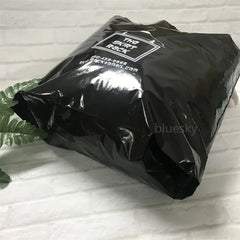 Waterproof Food-Grade Plastic Tote Bags with Handles, Safe for Grocery, Bakery, or Takeaway (BPA-Free & Non-Toxic)