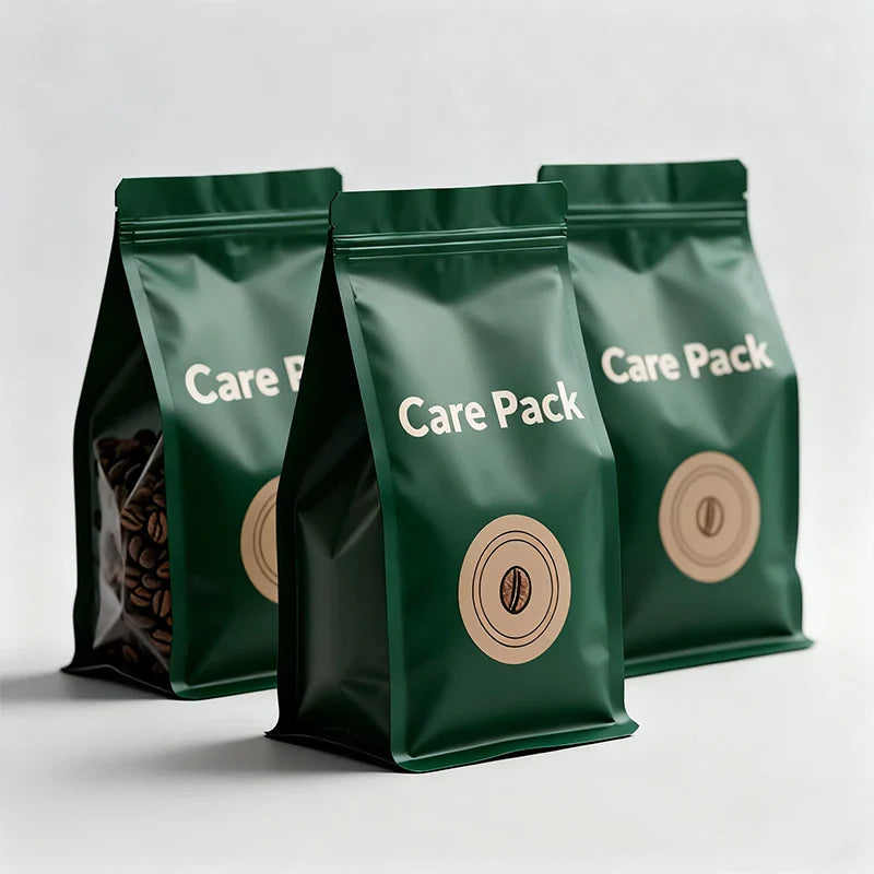 Wholesale Octagonal 250g 500g Capacity Ground Coffee PET/PE Anti-static Coffee Packaging Bags