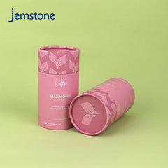 Eco-Friendly Custom Logo Round Luxury Kraft Cardboard Food Tea Bag Coffee Beans Powder Paper Tube Loose Tea Cylinder Packaging