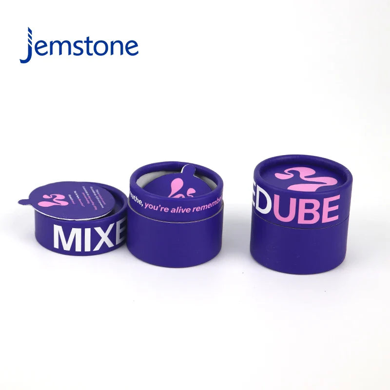 Eco-Friendly Custom Food Luxury Kraft Cardboard Tea Coffee Candle Cylinder Round Dry Herb Paper Tube Packaging With a Lid