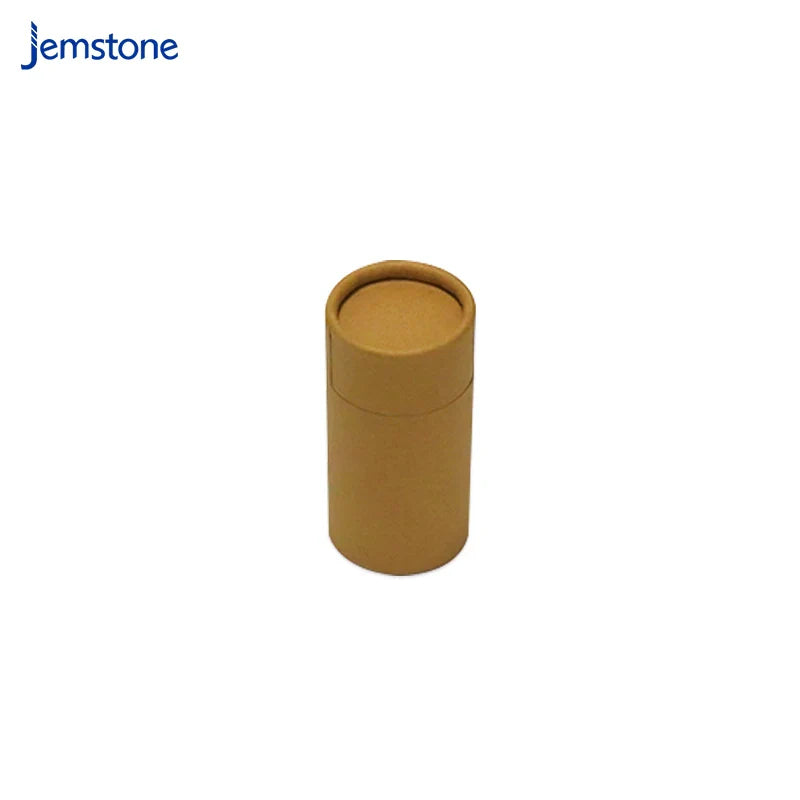 Custom Beautiful Design Craft Cylinder Brown Round Paper Tube Kraft Tea Coffee Paper Tube Packaging