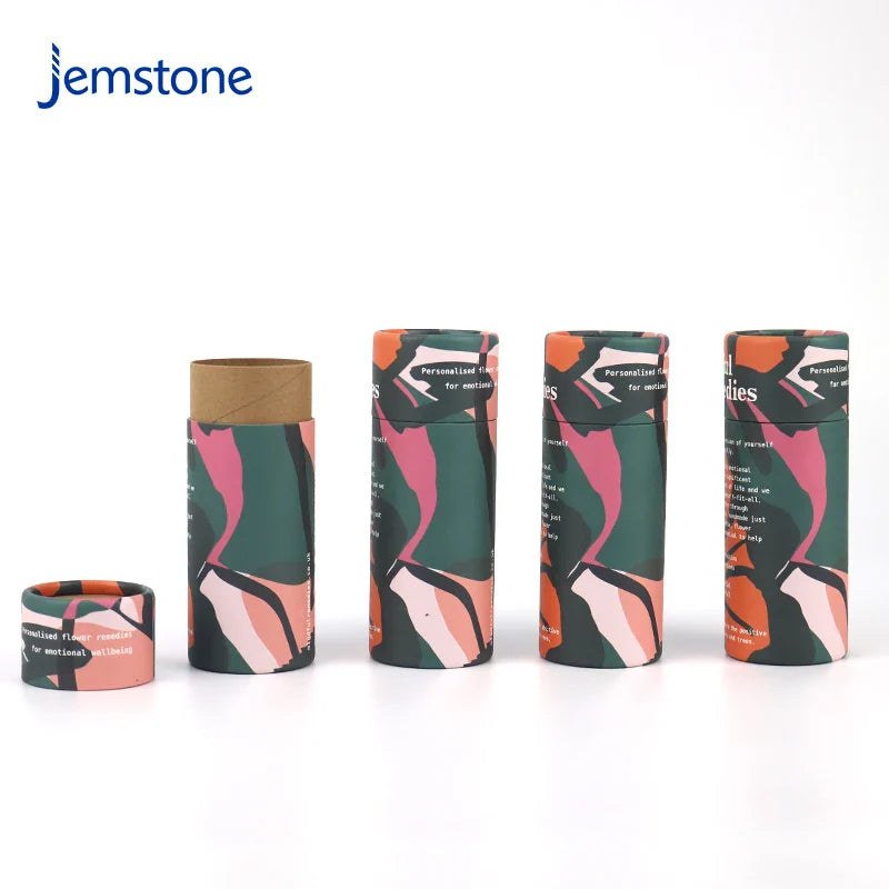Factory Custom Container Box Cylinder Packaging Powder Sealing Paper Tube Luxury Round Food Kraft Cardboard Tube