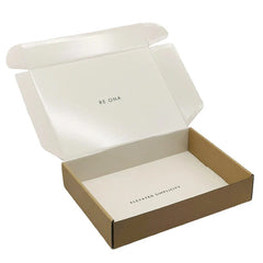 Customized Eco Friendly Matt Lamination Recycled Folding Gift Shopping Packaging Square Mailer Kraft Paper Boxes for Clothing