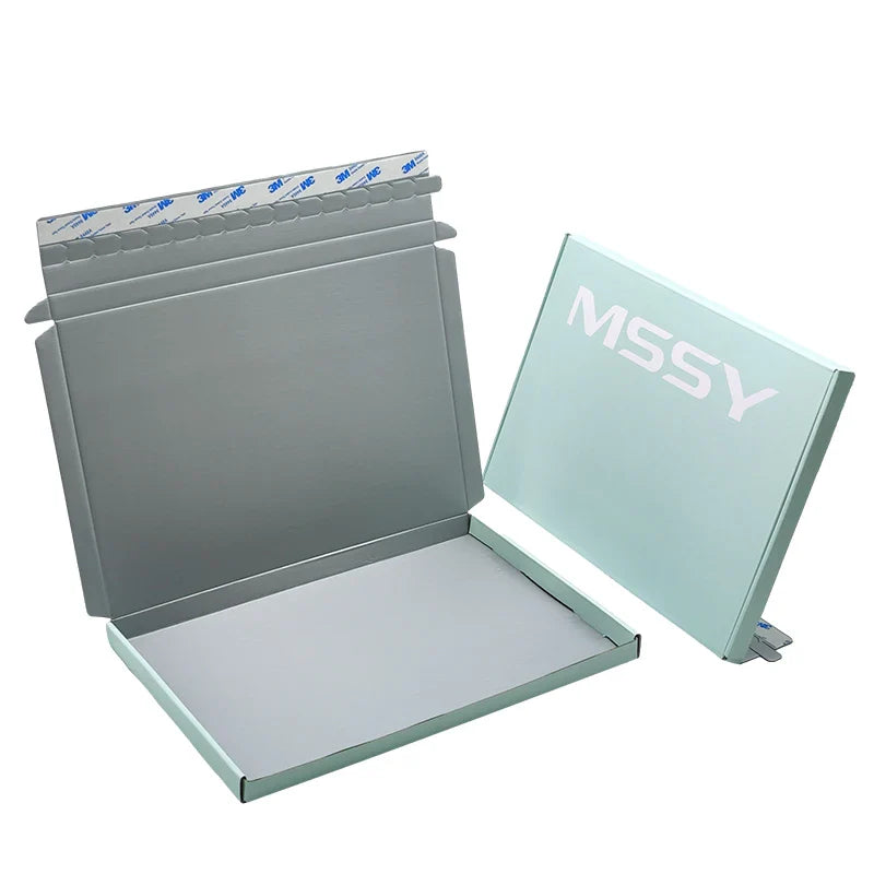 Custom Corrugated Cardboard Paper Folding Mailing Packaging Tear Strip Printed Self Sealing Mailer Shipping Gift Box With Logo