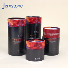 Eco-friendly Custom Luxury Kraft Cardboard Food Dietary Supplement Collagen Powder Tube Packaging Tea Coffee Candy Paper Tube