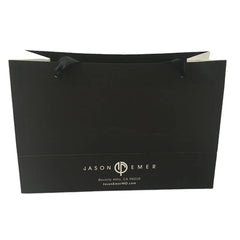 Brand Large UV Printing Gold Foil Hot Stamping Customized Logo Ribbon Handle Luxury Shopping Packaging Paper Bag for Clothes