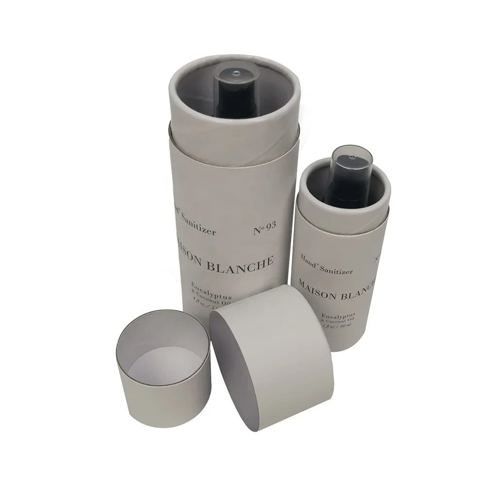 Cosmetic Packaging 10ML 15ML 20ML 30ML 50ML 100ML Recycled Cardboard White Box Packaging Tube