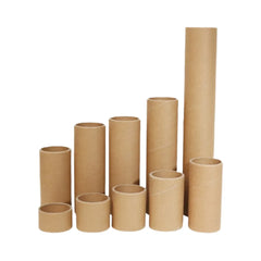 Custom Recyclable Eco Round Craft Kraft Paper Tube Packaging with UV Finish for Skincare Perfume Tea and Gifts
