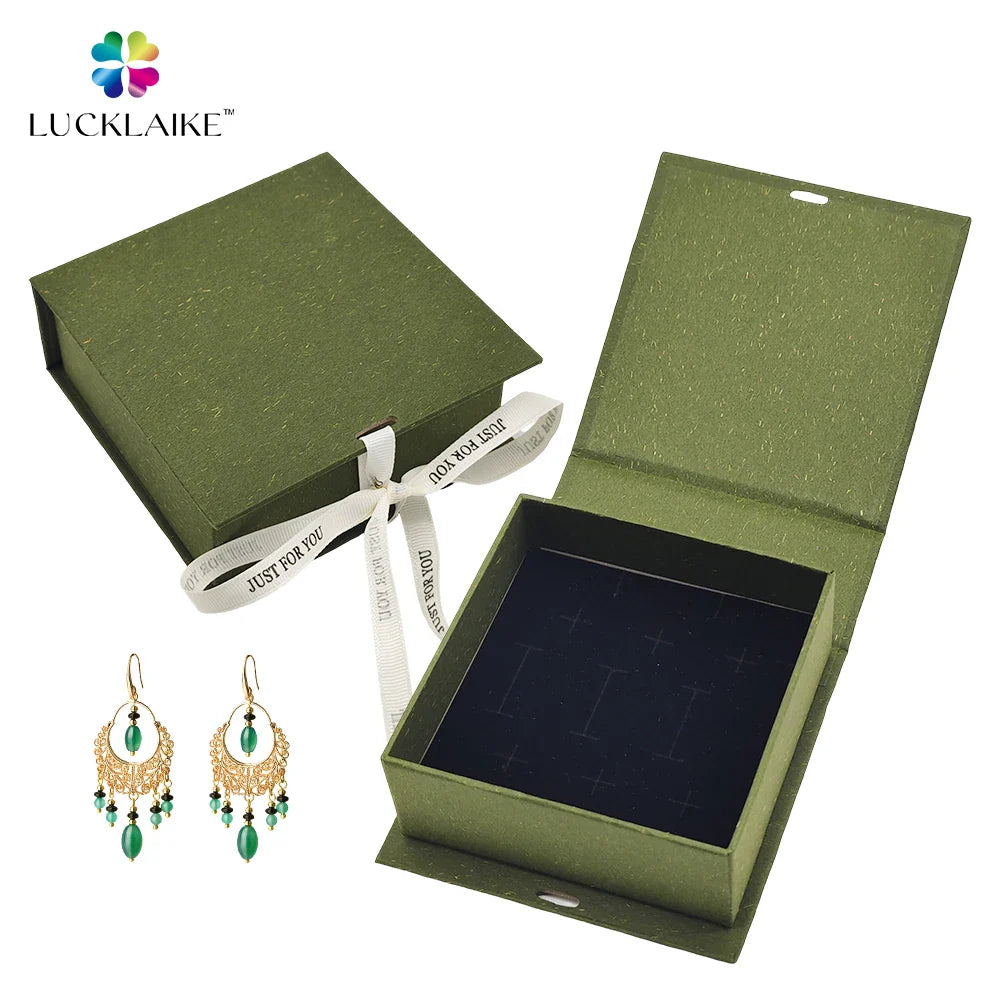Customized Women Fashion Jewelleries Magnetic Paper Crafts Package Boxes Ring Jewelry Gift Box Packaging Sets With Paper Bag