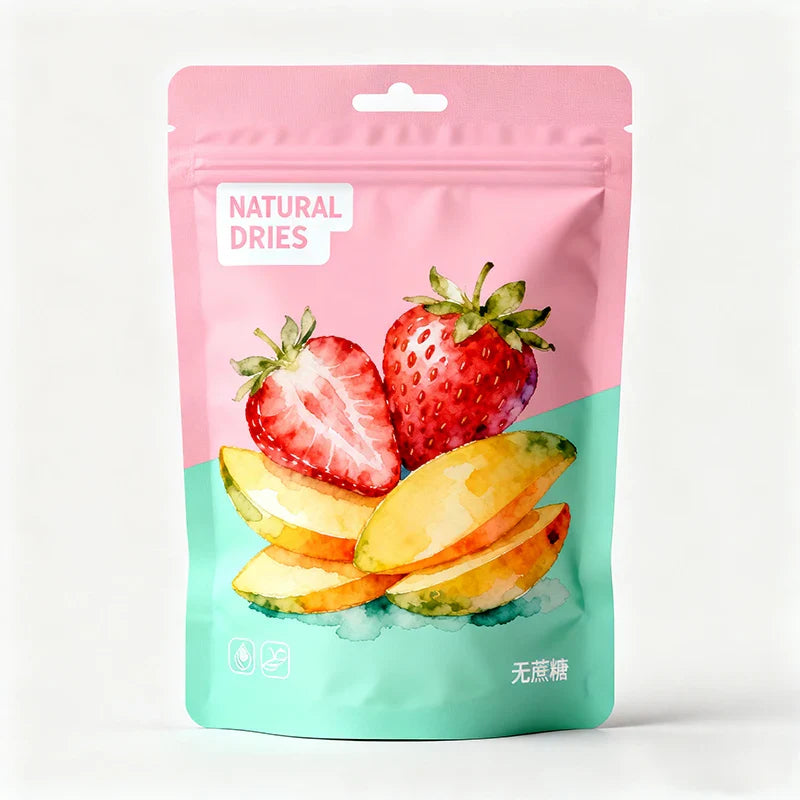 Custom Print Foil Self Reseal Snack Candy Spice Dried Fruits 3.5 Baggies Food Storage Package