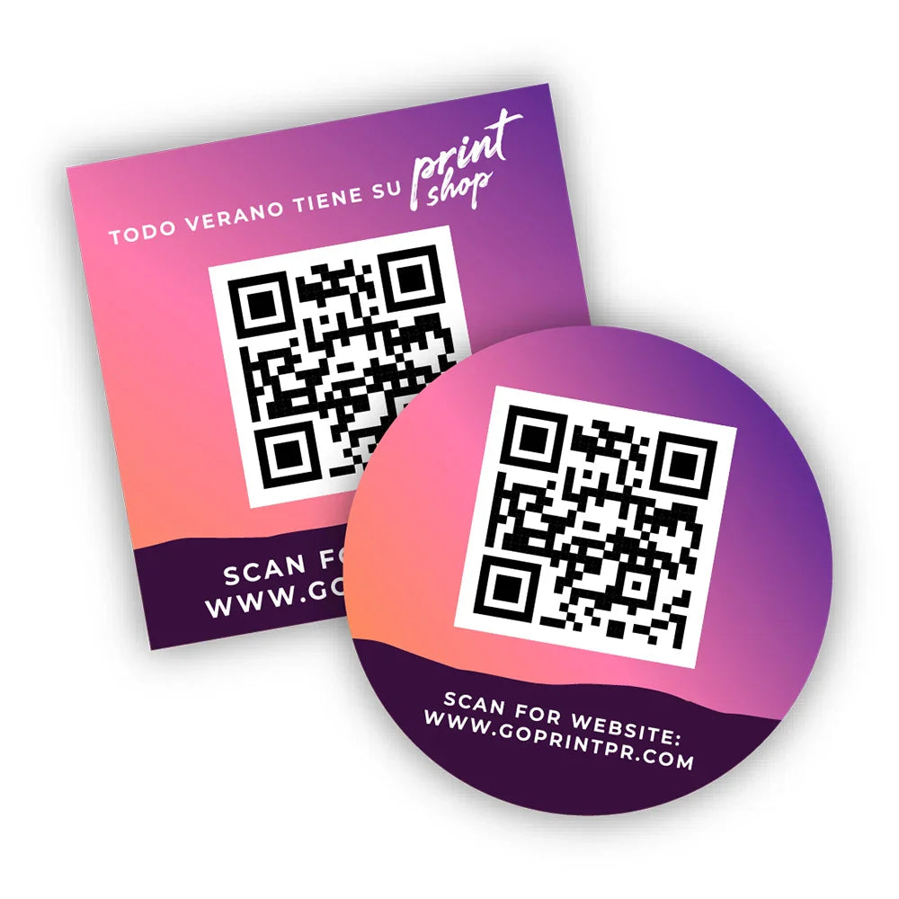 Custom Uv Resistant Waterproof Viny PVC Die Cut Sticker Logo Label Printing Dye Cut Stickers With Qr Code for Promotion