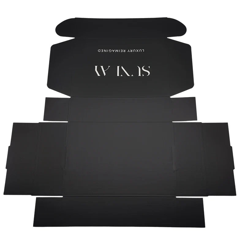 China Wholesale High Quality Custom Printed Black Corrugated Cardboard Packaging Mailer Box for Men'S Polo T Shirt