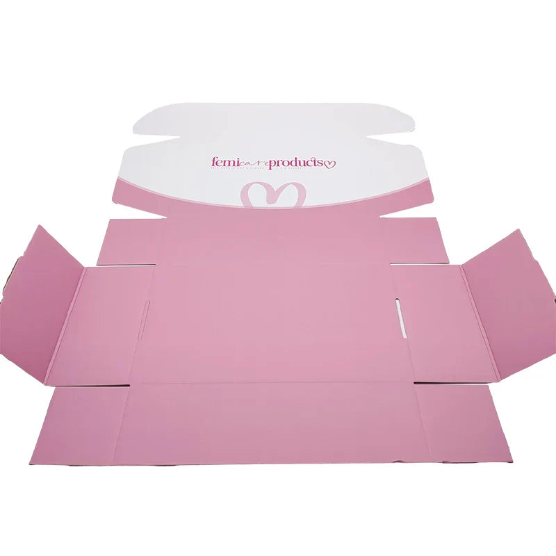 Custom Logo Design Paper Cartoon Cute Children Business Stationery Notebook Cardboard Mailer Paper Shipping Packaging Gift Box