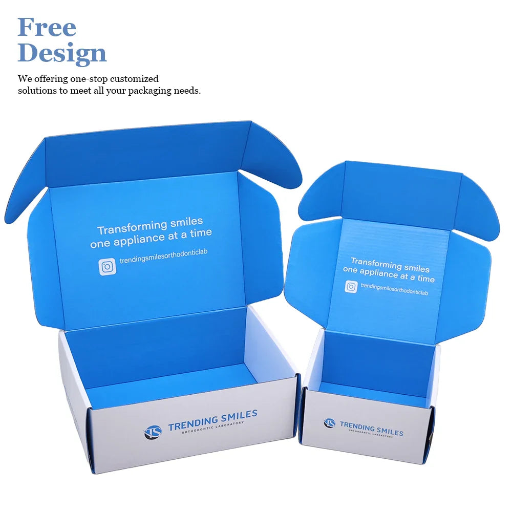 Manufacturer Customize Corrugated Cardboard Paper Box Skincare Packaging Mailing Box Cosmetic Jar Shipping Boxes Custom Logo