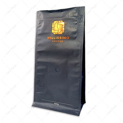 Customized Logo Wholesale Coffee Bean Aluminum Plating 250g 500g 1000g Packing Bags With Hot Stamping