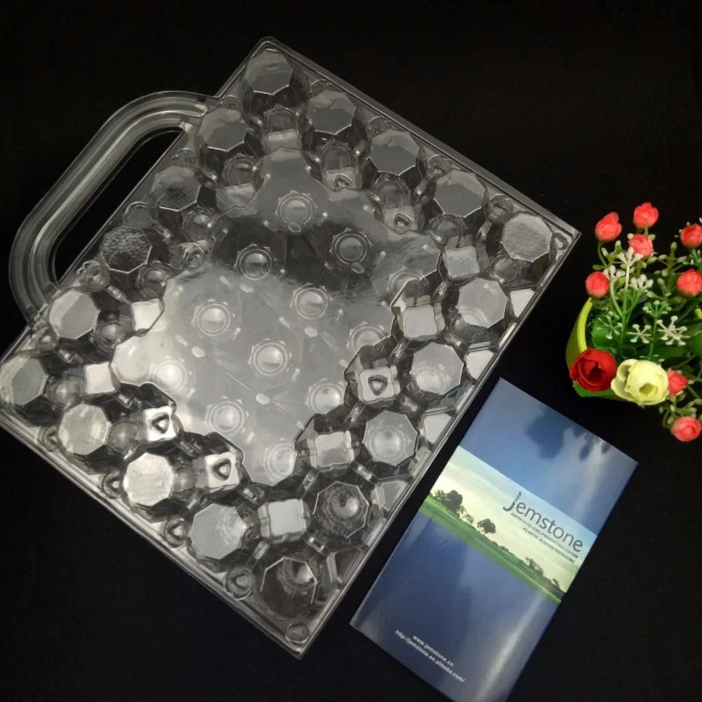 30 Holes Egg Tray Egg Packaging for Sale Material Plastic PVC PET Food Grade Pet Egg Tray Supplier in Turkey Within 7 Days
