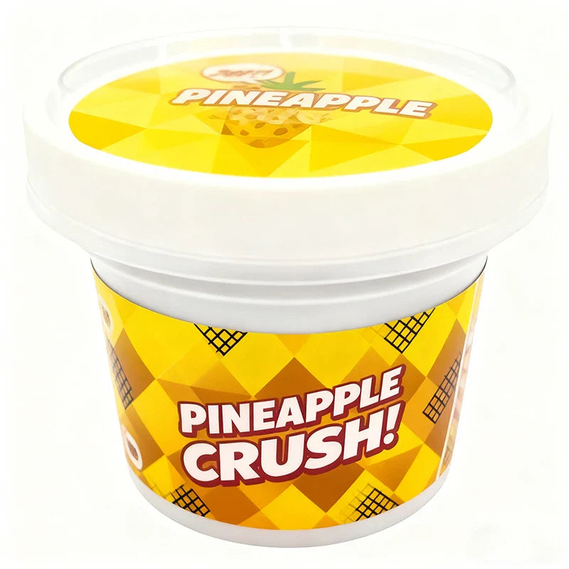 Customized Plastic Ice Cream Yogurt Candy Jars Gummy 3.5g Packaging Containers With Colorful Lids