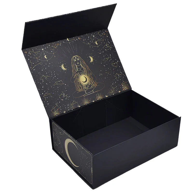 Custom Designed Cardboard Foldable Headphones Box Sponge Magnetic Lid Matt Lamination for Headset Electronics Earphone Packaging