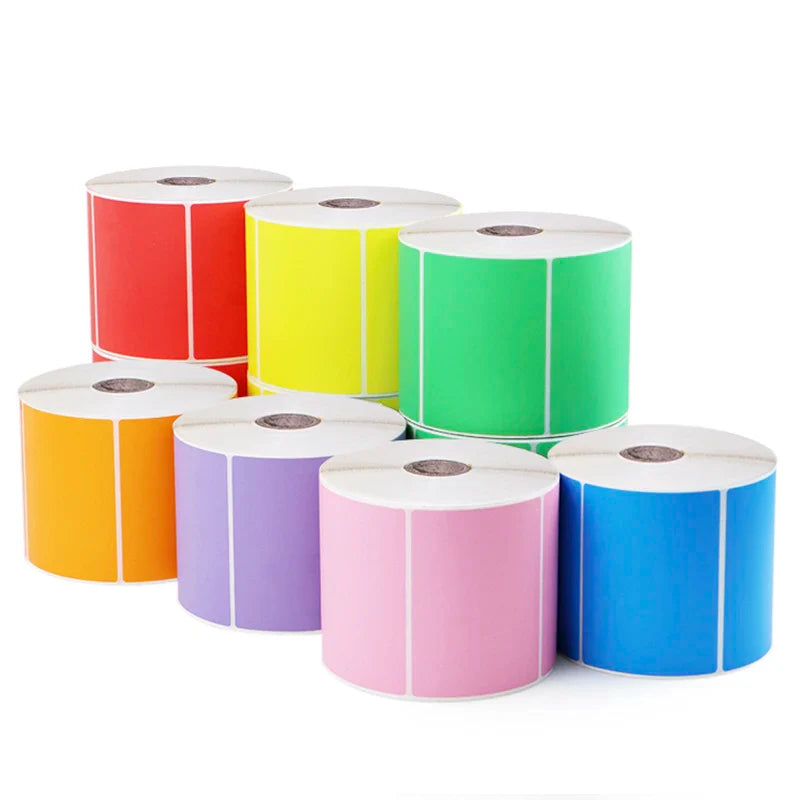 Wholesale Waterproof Oilproof Roll A6 Waybill Adhesive Paper 100x150 White Direct Thermal Shipping Label 4x6 Thermal Sticker