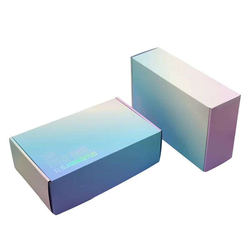 Custom Private Label Hair Pink Packing Luxury Recycle Emballage Verpackung Carton Mailer Box for Wig Packaging Boxes Custom Logo