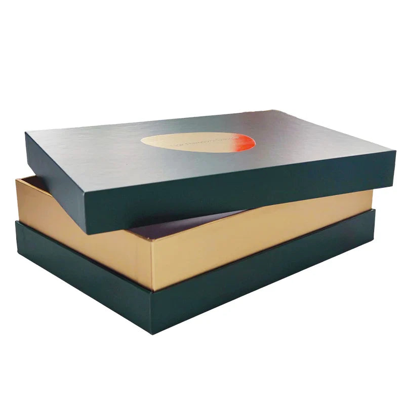 Customised UV Printing Paper Top and Bottom Cardboard Wallet Black Lid and Base Gift Boxes Jewelry Leather Belt Box Packaging