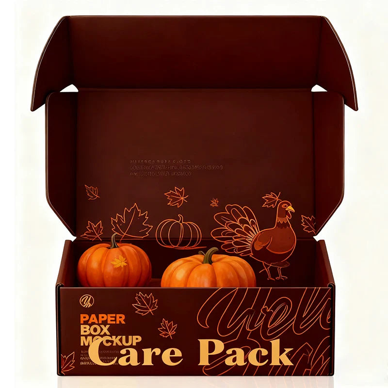 Mailers Paper Box Thanks Giving Day Corrugated Carton Aircraft Airplane Folding Rigid Hard Mailer Shipping Boxes