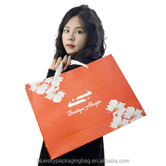 Luxury Custom Printed Paper Handbags with Glossy/Matte Finish - Premium Gift & Brand Promotion Bags (Soft Touch Feel)