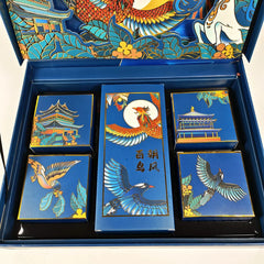 Customized Design Book Shaped Box With Ribbons Luxury Gift Boxes for Moon Cakes Packaging Food Wrapping With Cardboard Paper