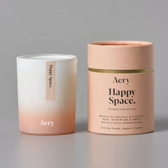Luxury Fragrance Gift Box Set Aromatherapy Glass Scented Candles Incense Paper Tube Packaging