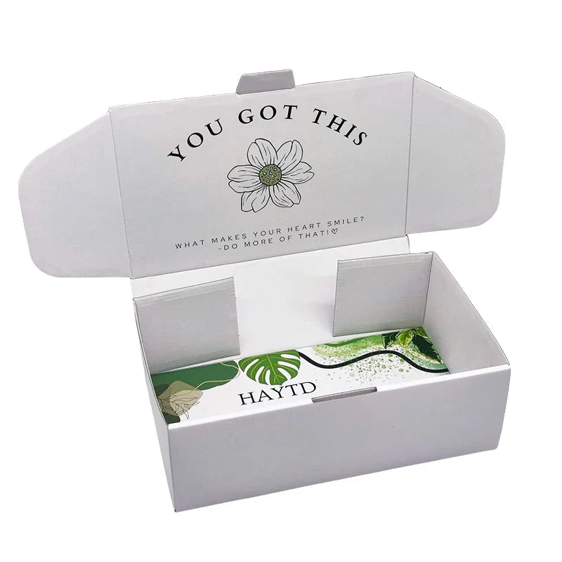 Free Sample Custom Design Luxury Recycled Large Corrugated Mailing Clothing Box Packaging White Mailer Shoes Boxes for Packiging