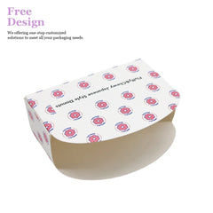 Custom Logo Printed Square Paper Bakery Box for Cupcakes Donuts Chocolate Packaging Glossy Matt Lamination for Food Packaging