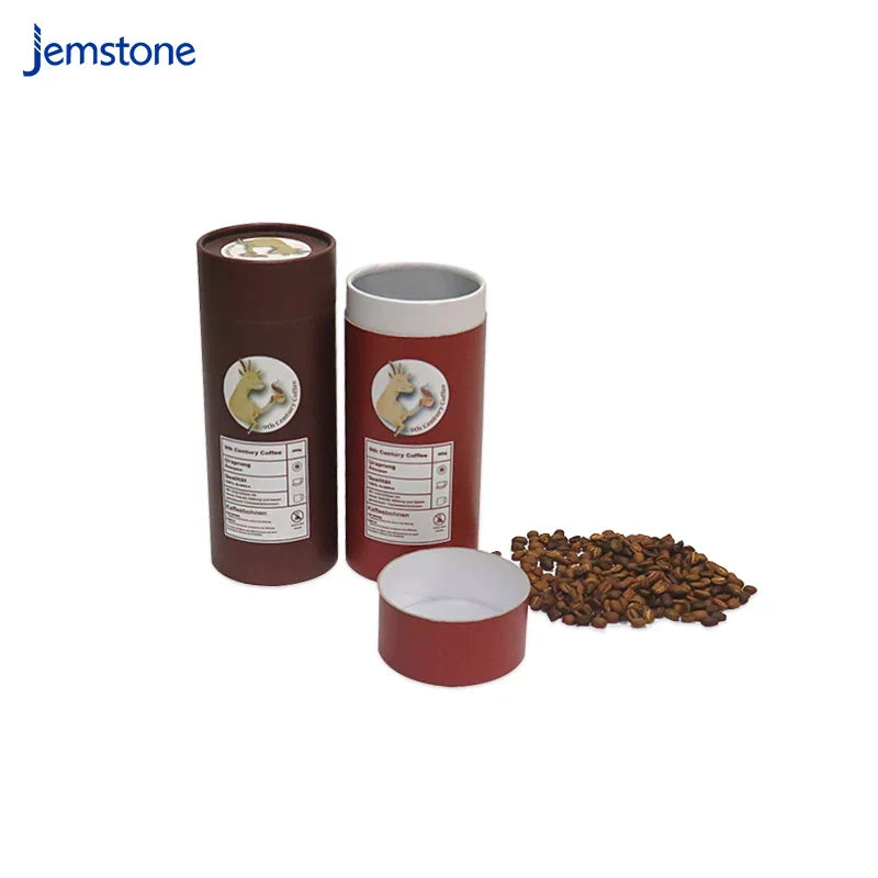 Food Grade Biodegradable 100% Airtight Food Powder Paper Tube Packaging for Tea Coffee Packaging Paper Tubes