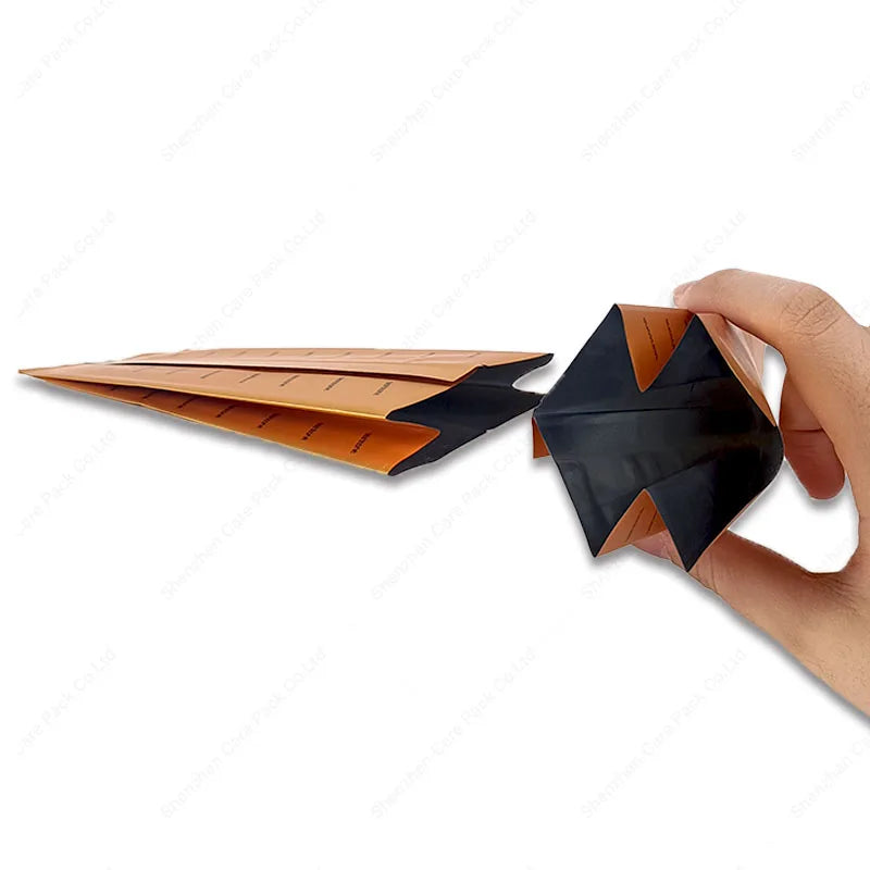 Biodegradable Custom Glossy Printed Tea Coffee Food Package Pouch Ziplock Packaging Bag Heat Seal Back Sealing Side Gusset Bag