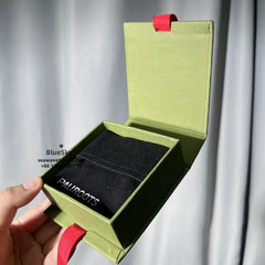 Customized Flip Cover Necklace Box With Handle Wholesale Flip Cover Jewelry Packaging Box
