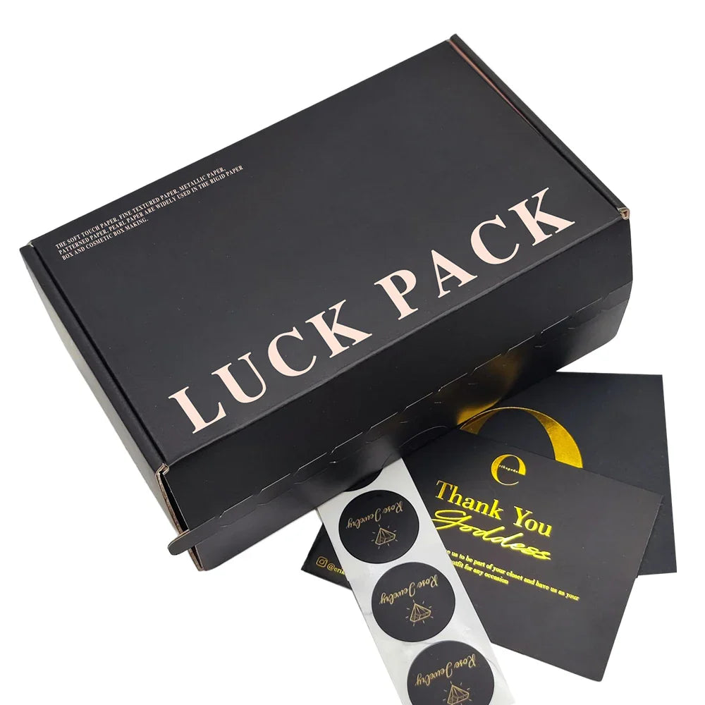 Customized Unique Anti-scratch Film Design Matte Black Shipping Packing Box Corrugated Paper Boxes With Paper Card Insert