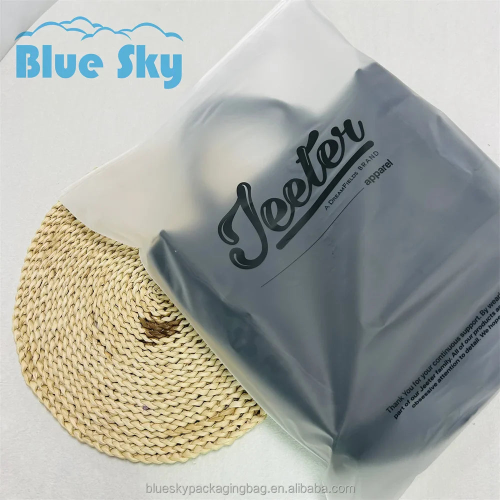 Compact Matte Zipper Bags for Accessories Certified Matte Zipper Bags for European Market Frosted Zipper Bags