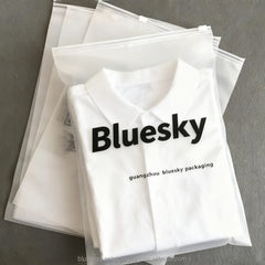 Silk Printing Matte Zipper Bags Worldwide Standards Frosted Zipper Bags Matte Zip Bags for Modern Retail Packaging Bag