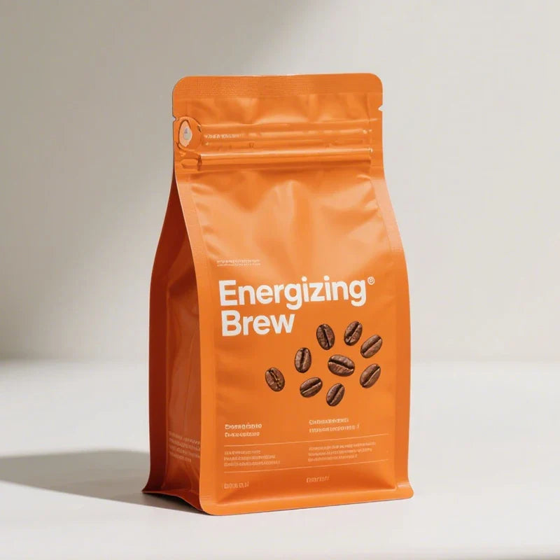 Wholesale Coffee Bean Drip Coffee Bags 100g-1000g 12OZ Foil Flat Bottom Pouches With Valve and Zipper