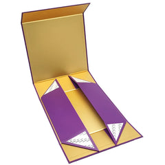 Customized Logo Luxury Cardboard Collapsible Folding Rigid Paper Packaging Magnetic Closure Gift Package Boxes
