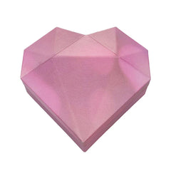 Wholesale Empty Large Jewelry Perfume pink Heart Cardboard Package Heart Shape Paper Packaging Gift Boxes with Custom logo
