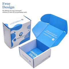 Manufacturer Customize Corrugated Cardboard Paper Box Skincare Packaging Mailing Box Cosmetic Jar Shipping Boxes Custom Logo