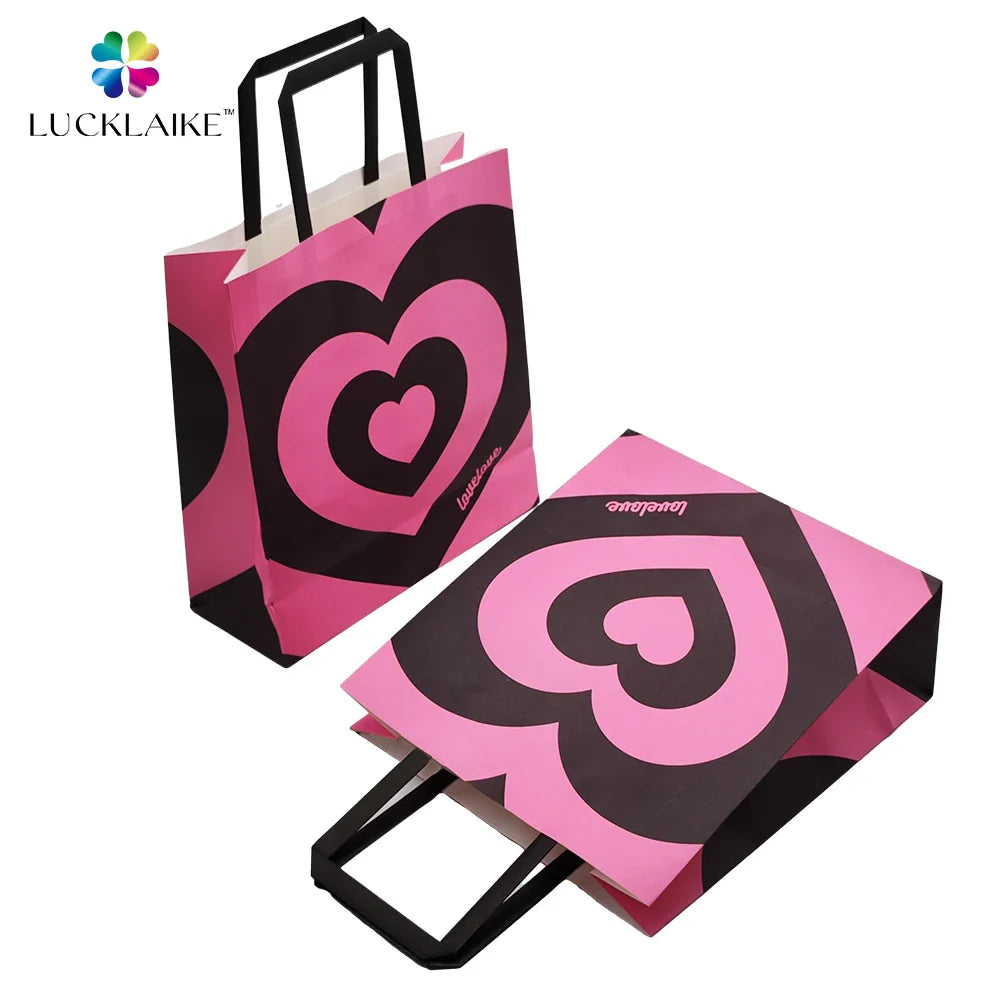 Wholesale Customized Logo Art Paper Shopping Bag Packaging Kraft Paper Bag Embossed Logo for Clothing Lamination Printing