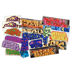 Egg Shell Sticker Color Printing Graffiti Autocollants Custom Destructible Eggshell Stickers Printing