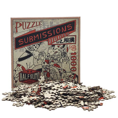 Wholesale Custom Printing Paper Cardboard Japan Sumo Brain Game Puzzles 500 1000 Pieces Jigsaw Puzzle for Kids Adults