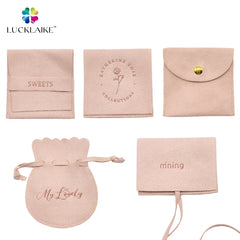 Custom Jewellery Display Box With Pouch for Bracelets Pouch Small Velvet Bags for Jewelry Dust Bag Pouch Gift Jewelry Package